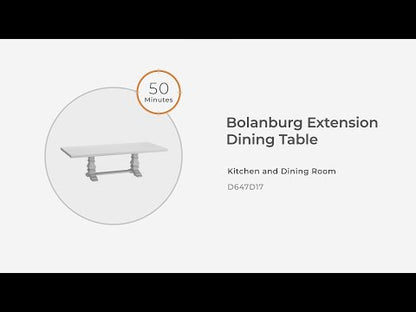 Bolanburg - RECT DRM Extension Table Top - Brown / Beige