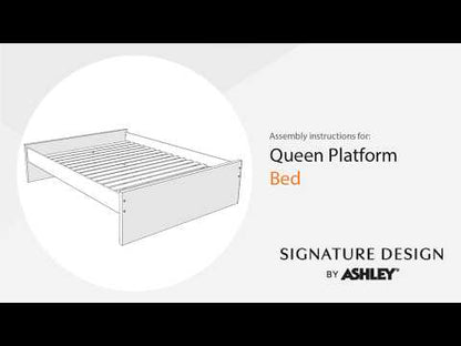 Onita - Full Platform Bed Panels - White